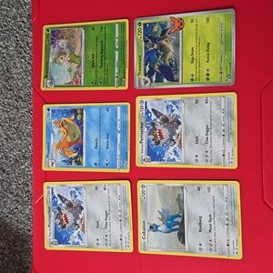 6 Pokemon Cards